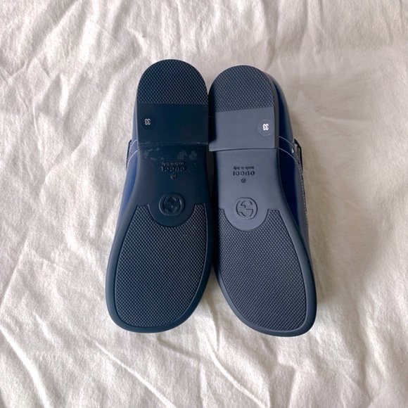 NIB Authentic Gucci Girl Leather Ballerina Mary Jane Flats - Picture 3 of 7